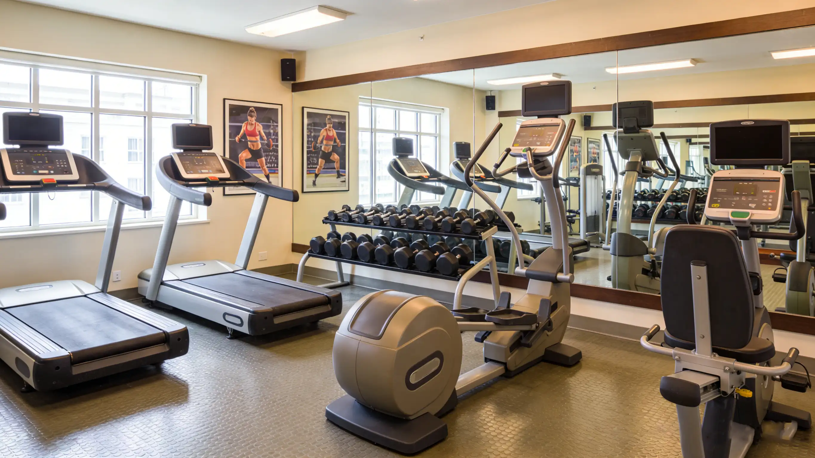 Jak wyposażyć korporacyjne siłownie, domowe siłownie i studia fitness o powierzchni poniżej 100 metrów kwadratowych?