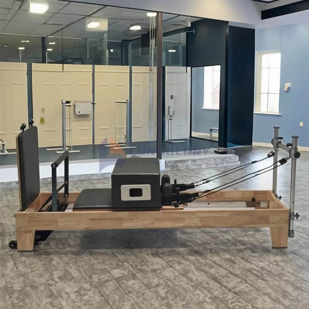 Aluminium podnosi reformator dębowy Pilates