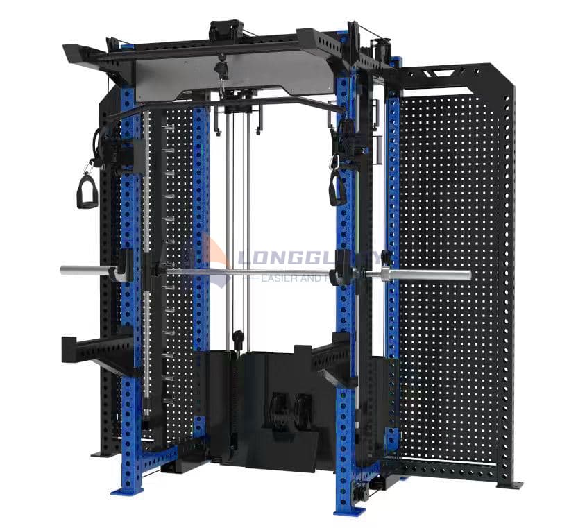 Commercial Multi Functional Smith Machine Power Rack