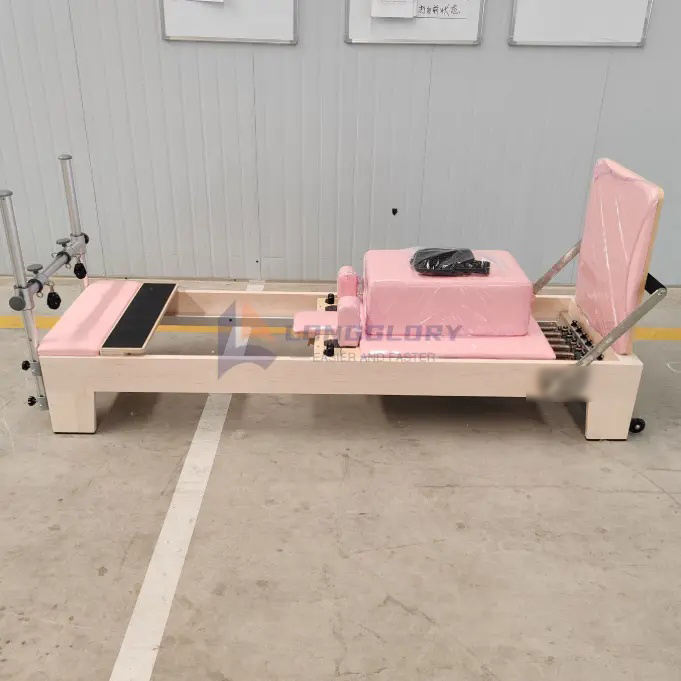 Reformator Pilates z drewna klonowego do jogi